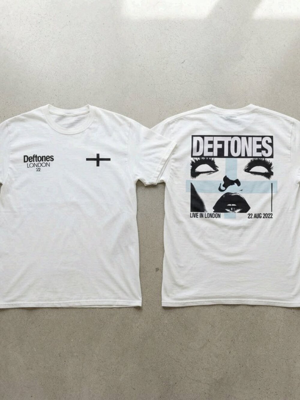 Deftones London Live August 2026 White Graphic T-Shirt Unisex S-4XL
